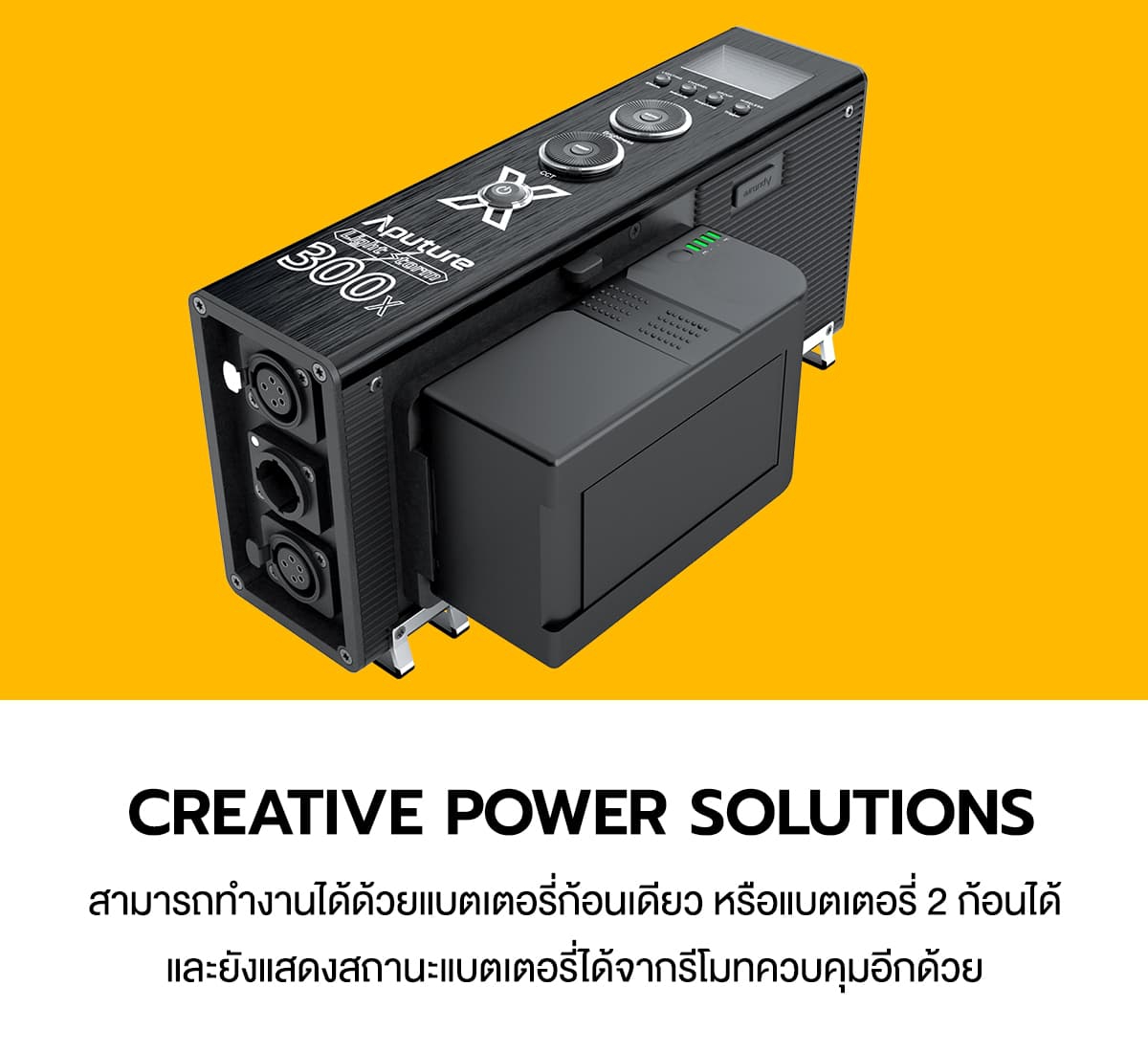 Aputure Light Storm LS300x ไฟสตูดิโอคุณภาพสูง รับประกันศูนย์ไทย