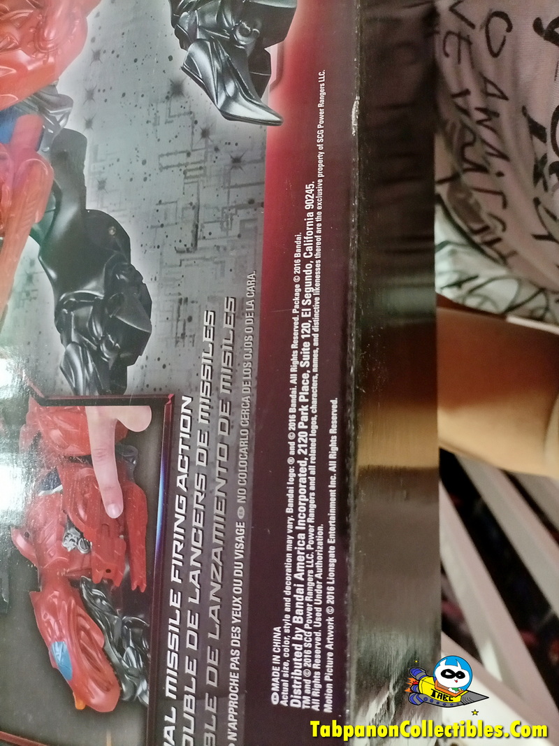 [2016.12] Bandai Power Rangers Movie T-Rex Battle Zord (สีซีด ดูรูปประกอบ)