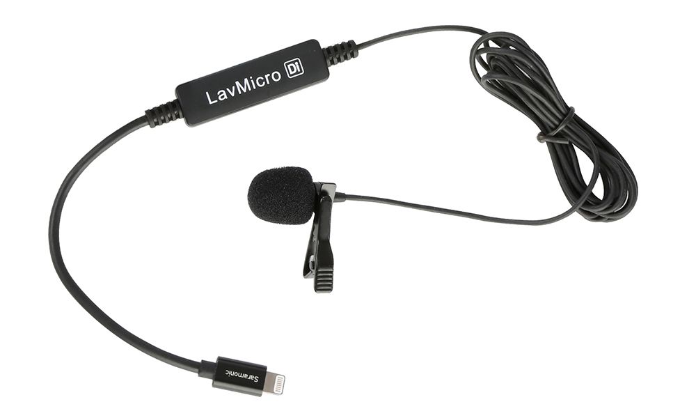 Saramonic LavMicro Di Lavalier mic for iOS devices with signal converter and lightning connector
