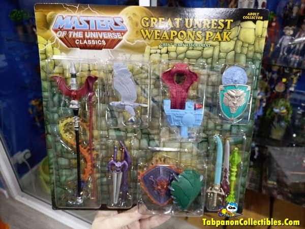 [2013.10] Mattel Masters of The Universe Classics Great Unrest Weapons pak