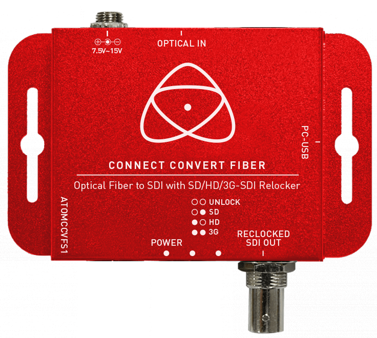 ATOMCCV-FS1 CONNECT CONVERT Fiber to SDI