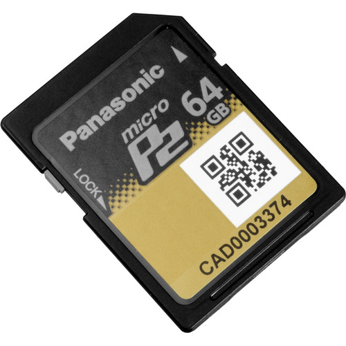เมมโมรี่การ์ด Panasonic AJ-P2M064AG 64GB microP2 UHS-II Memory Card