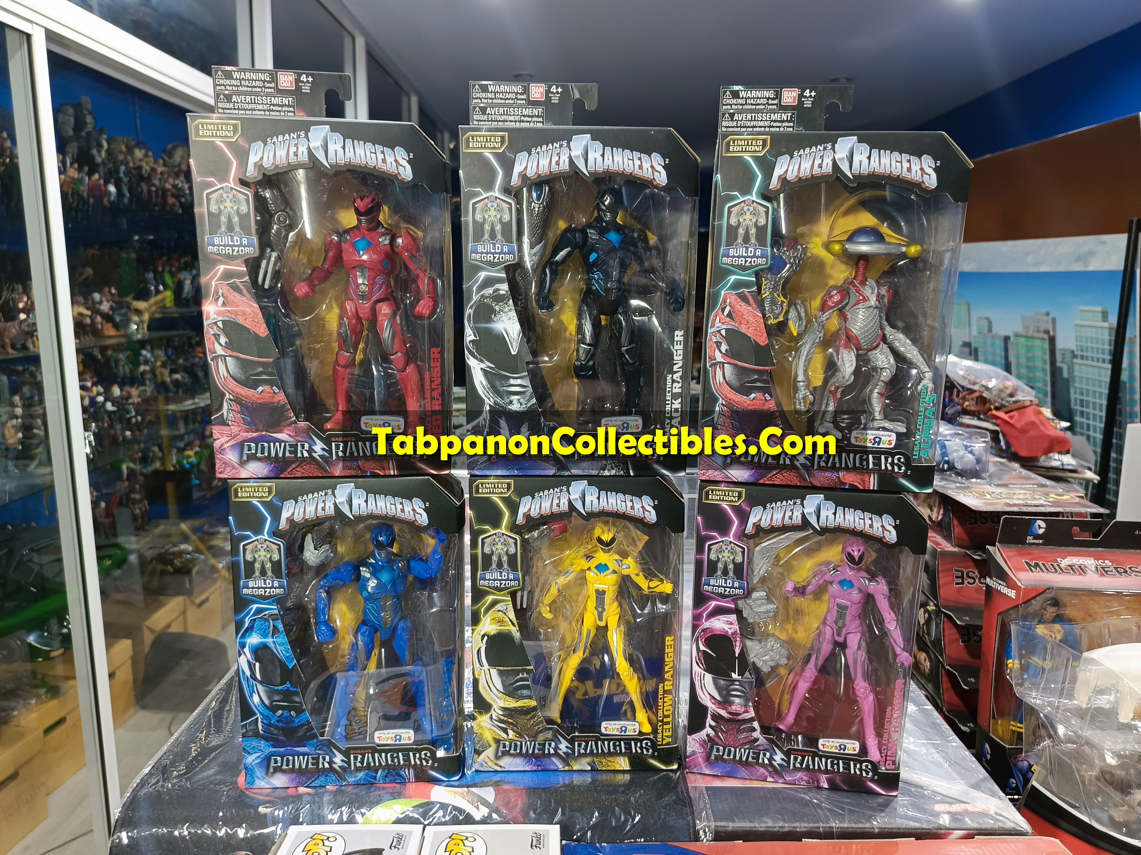 [2017.02] Bandai Power Rangers Legacy Mighty Morphin Power Rangers Movie Complete Set (6 of Figures)
