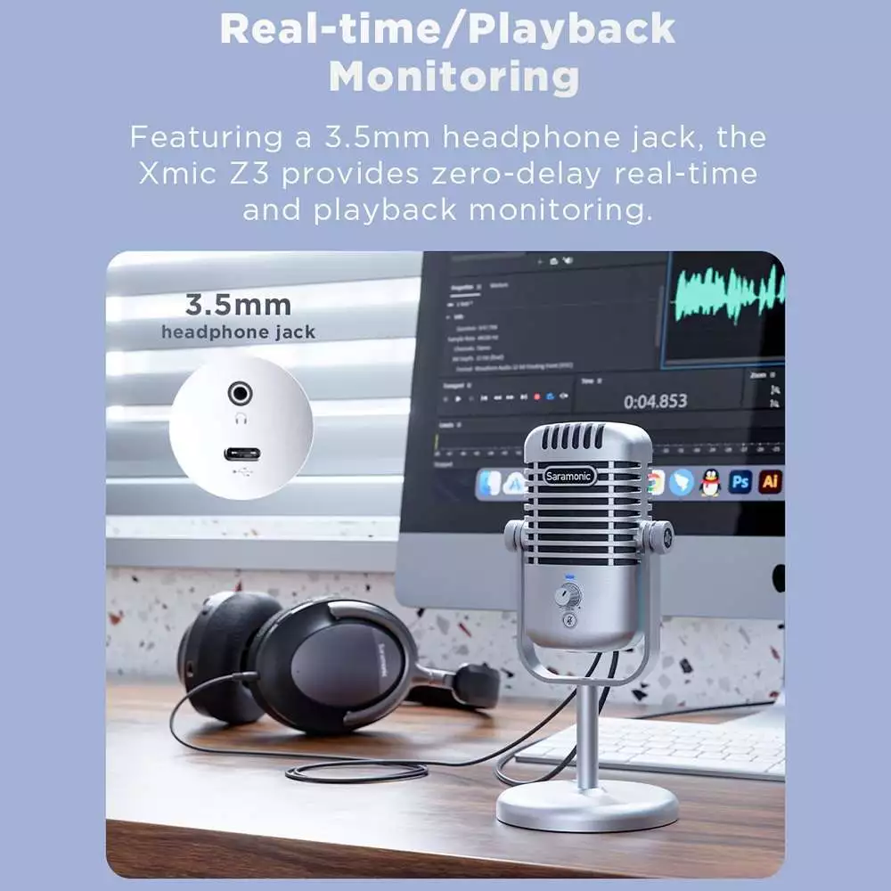 Saramonic-Xmic Z3 ไมโครโฟน Condenser | รับประกันศูนย์ 100%