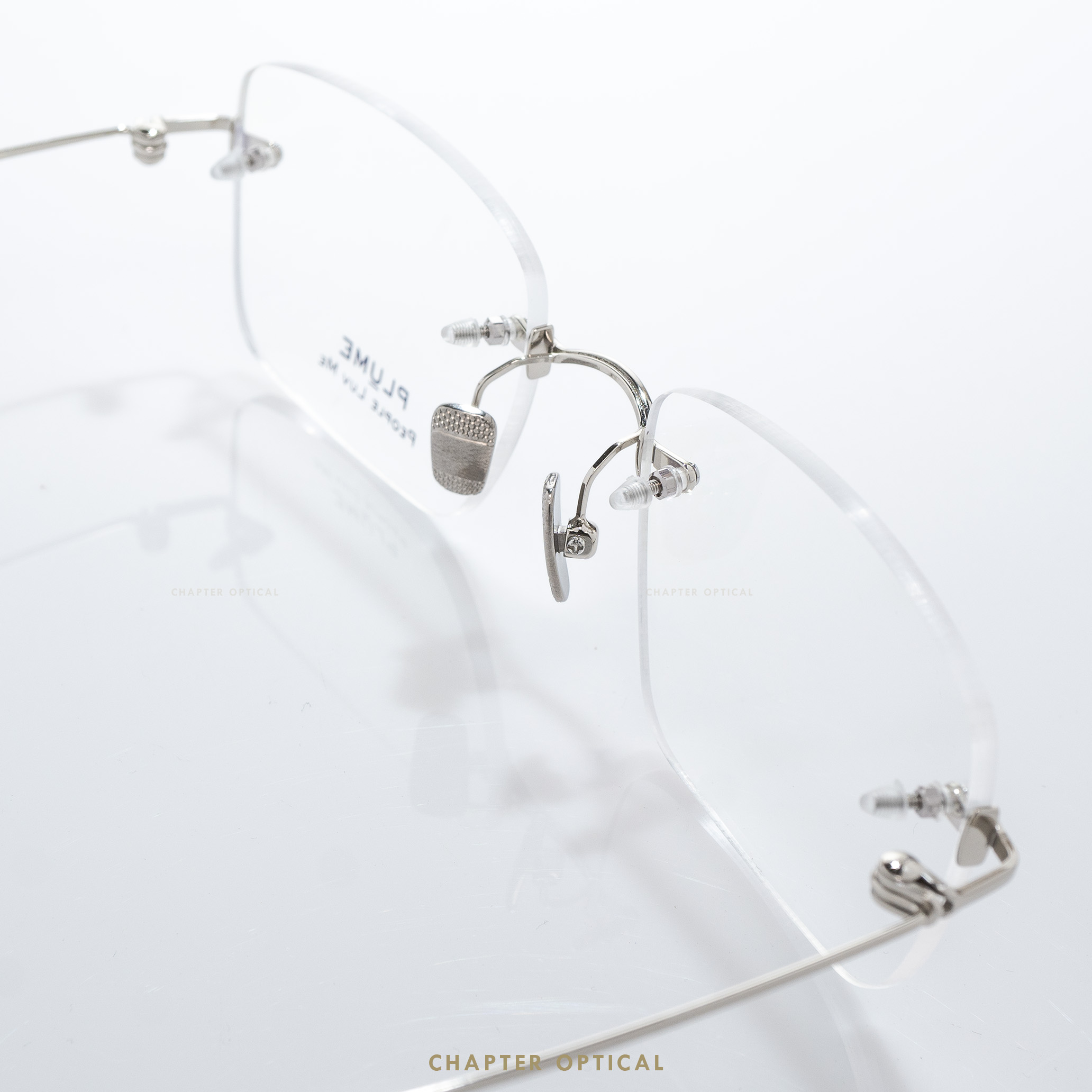 กรอบแว่นตาแบรนด์ PLUME รุ่น P-2977-C2 แบรนด์เกาหลีใต้แท้ สินค้านำเข้า