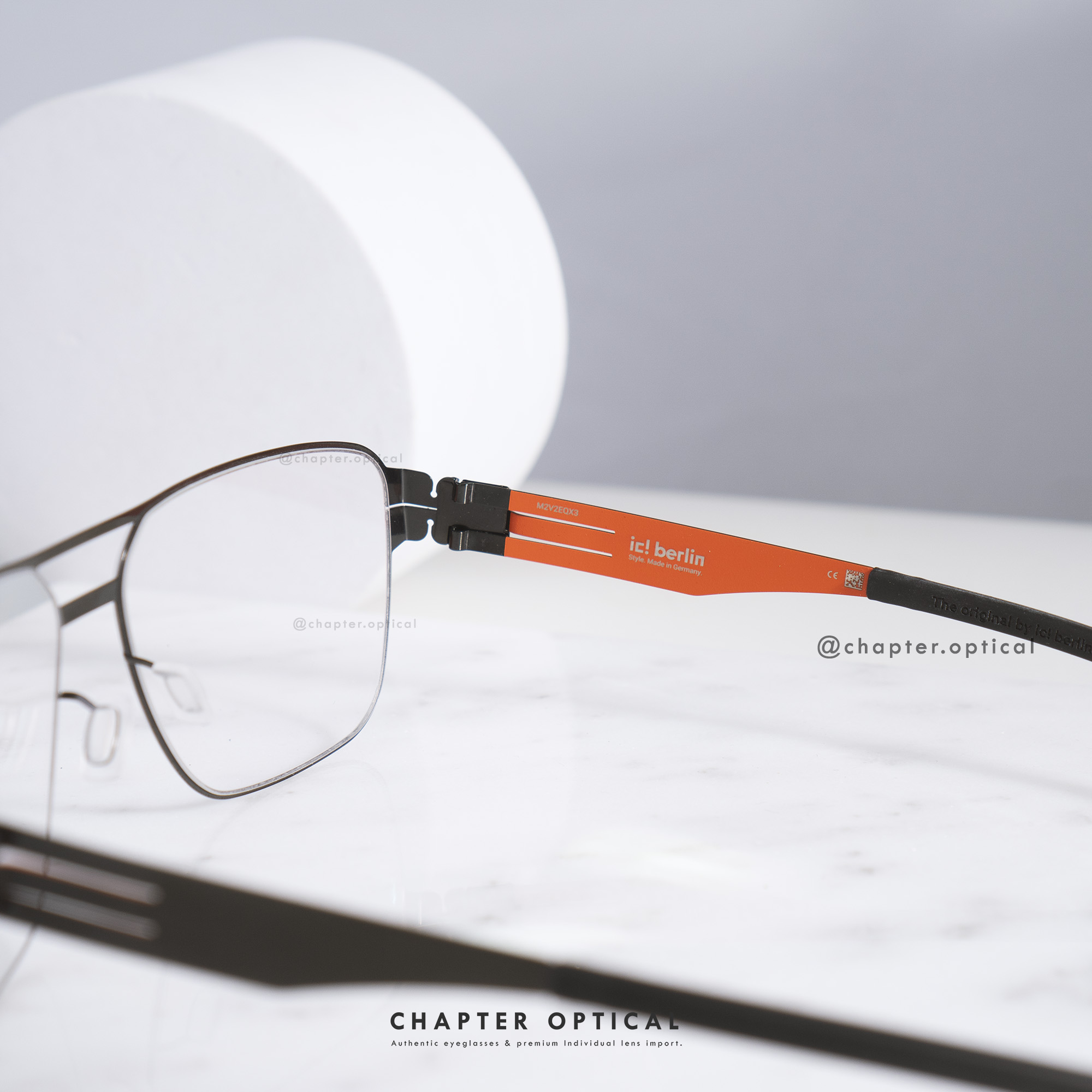 Ic! Berlin | รุ่น Elias | สี Gun Metal