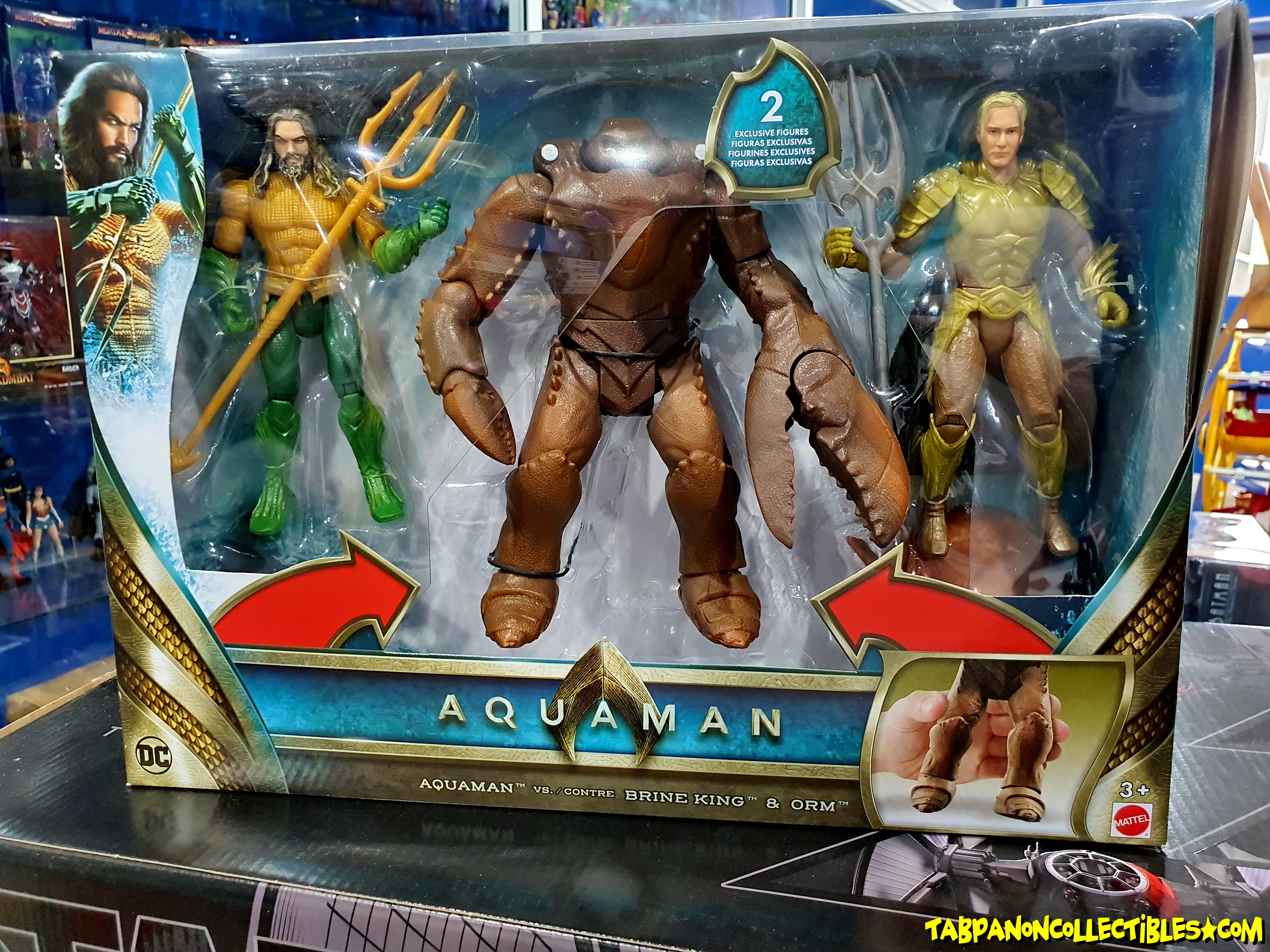 [2019.01] Mattel DC Aquaman Movie Aquaman, King Orm & Brine King 6-Inch Basic Figure 3-Pack