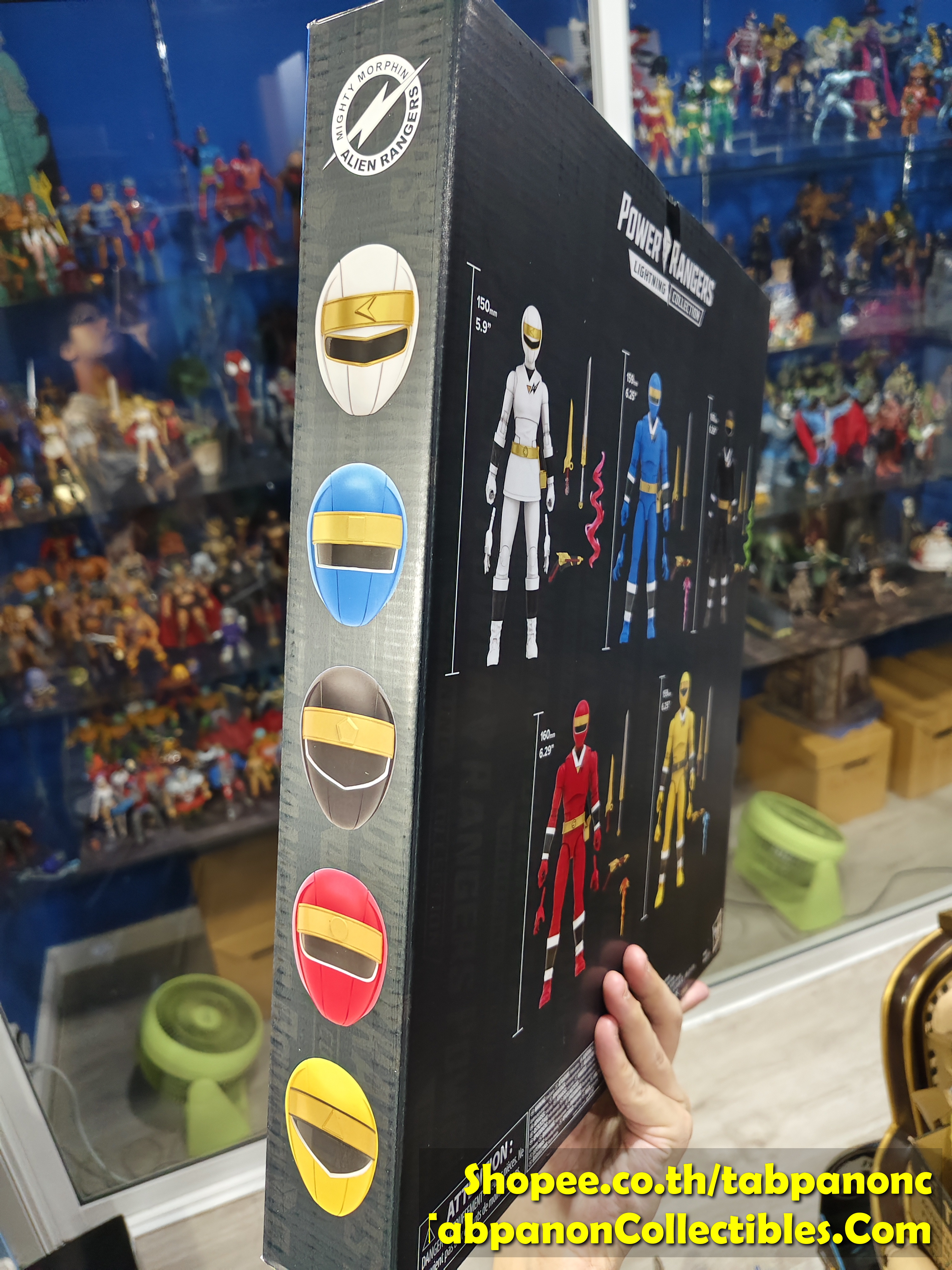 [2023.07] Hasbro Power Rangers Lightning Collection Alien Rangers 6-inch Action Figures 5-Pack , (Amazon Exclusive)