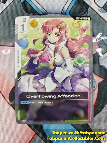 Gundam Card Game Eng GD01-118 U Overflowing Affection