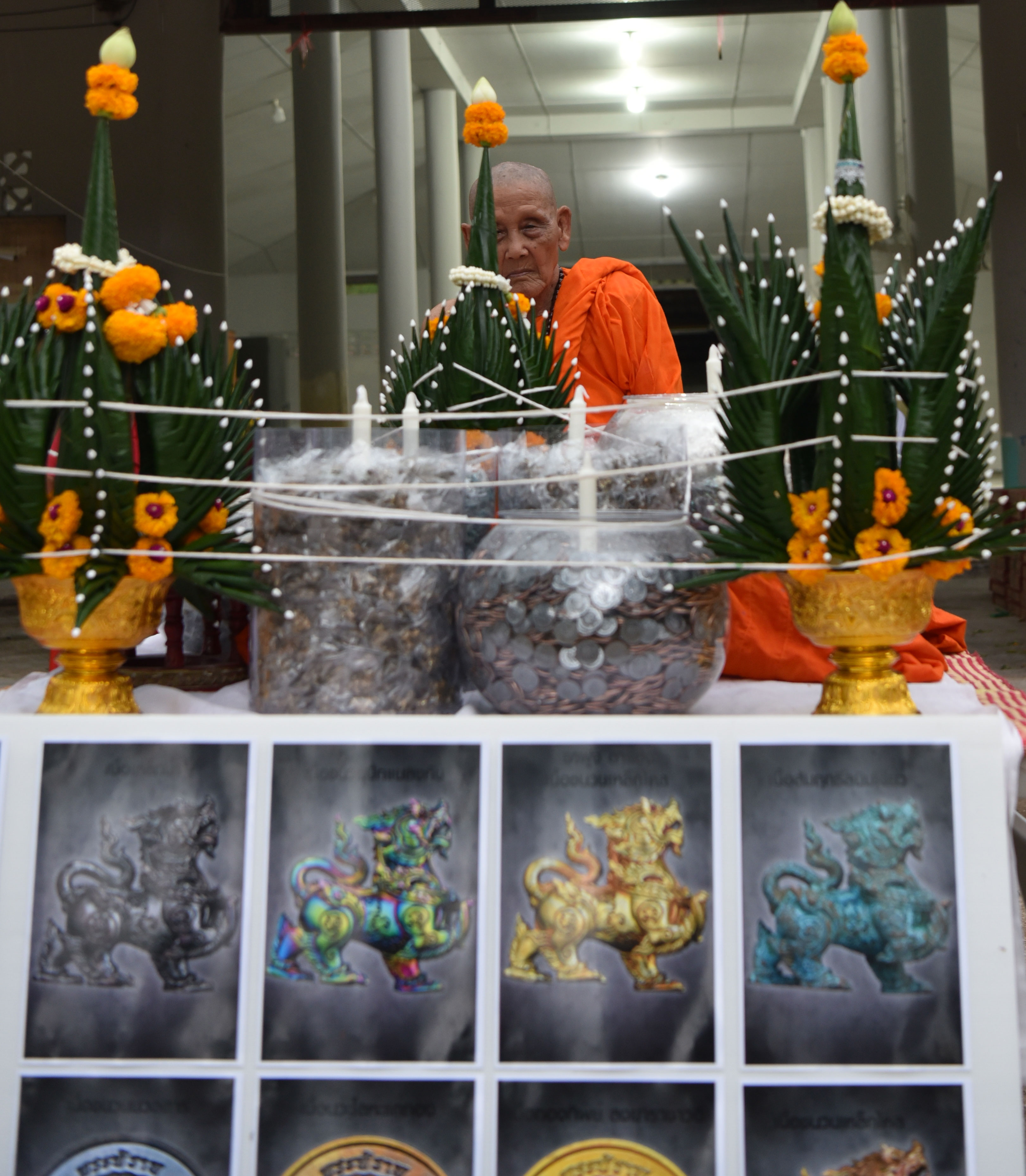 พญาราชสิงห์ รุ่นแรก เนื้อชนวนเหล็กไหล หลวงปู่จันทร์ ฐิตาจาโร วัดซับน้อย