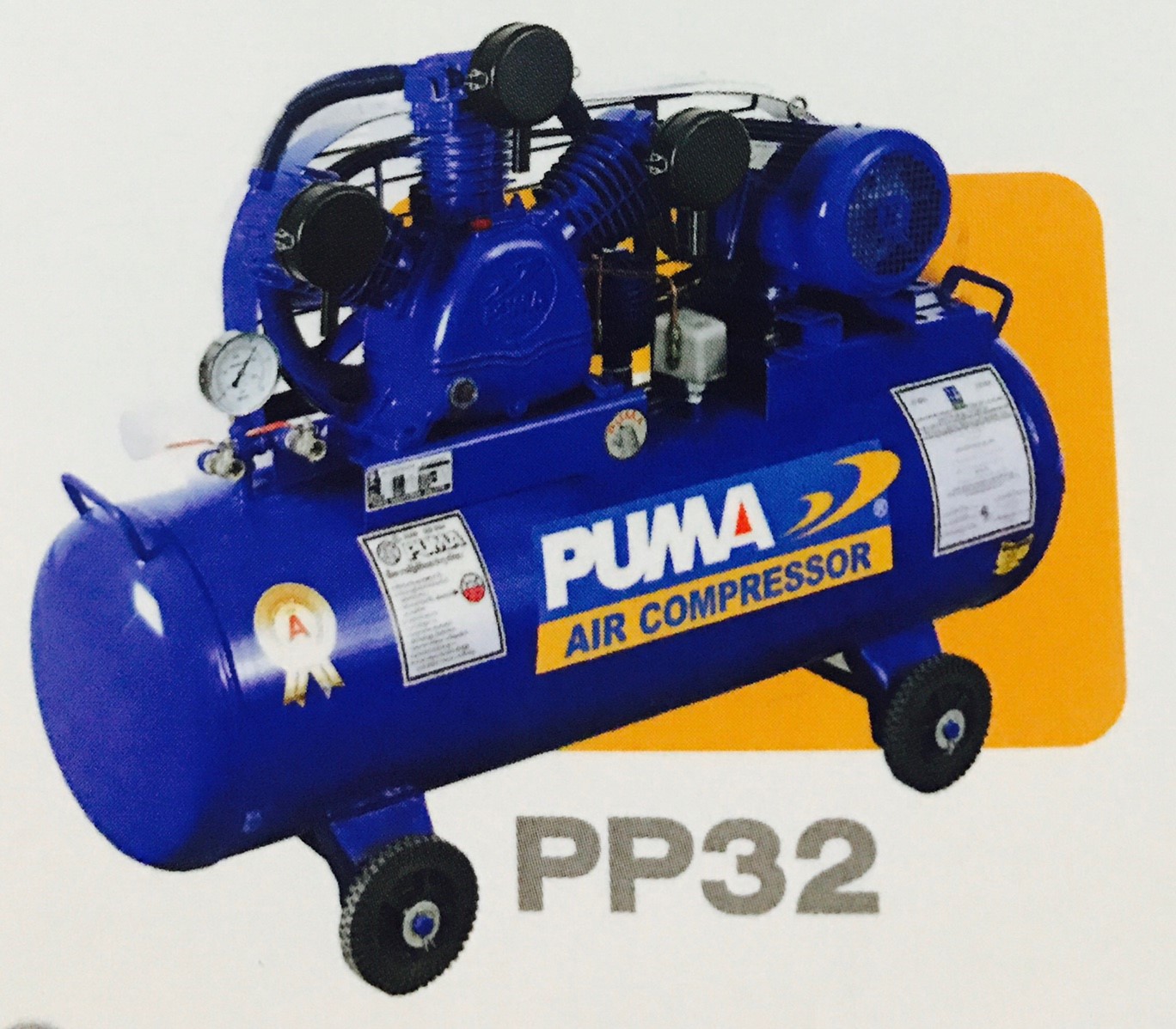 ปั๊มลมพูม่า PUMA 2 แรงม้า รุ่น PP-32-148L-220V.