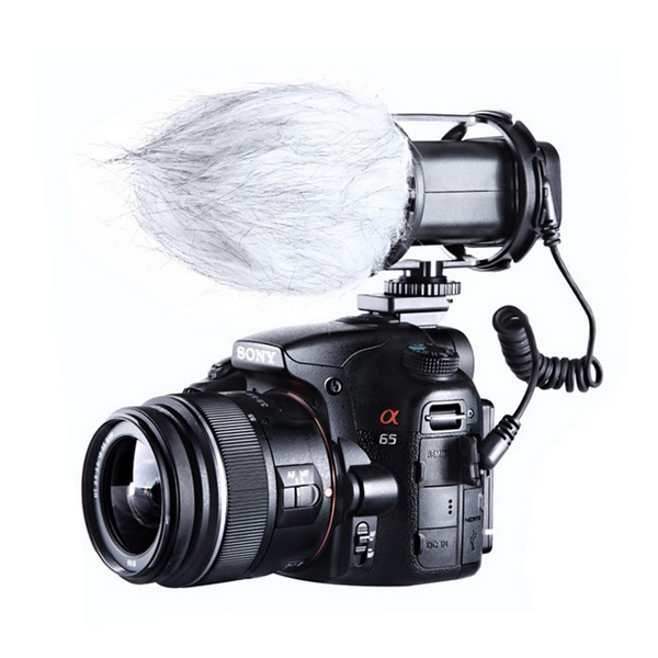 BY-V02 Boya stereo Microphone For DSLR Camera DV Camcorder