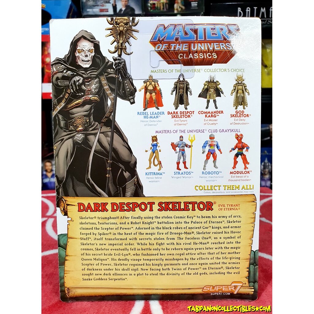[2020.01] Super7 Masters of The Universe Collector's Choice William Stout Collection Dark Despot Skeletor 7-Inch Figure