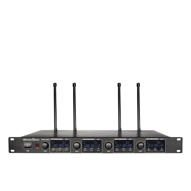 SOUNDVISION WCM-440 ชุดไมค์ประชุมสำหรับ 4 ท่าน แบบไร้สาย ย่าน UHF