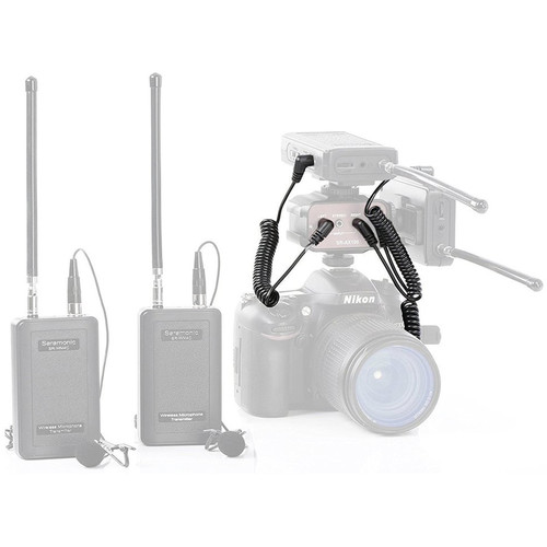 Saramonic SR-CS350 3.5mm Male Stereo TRS to 3.5mm Male Stereo TRS Output Connector Cable - Connects Audio Mixers/Microphones to