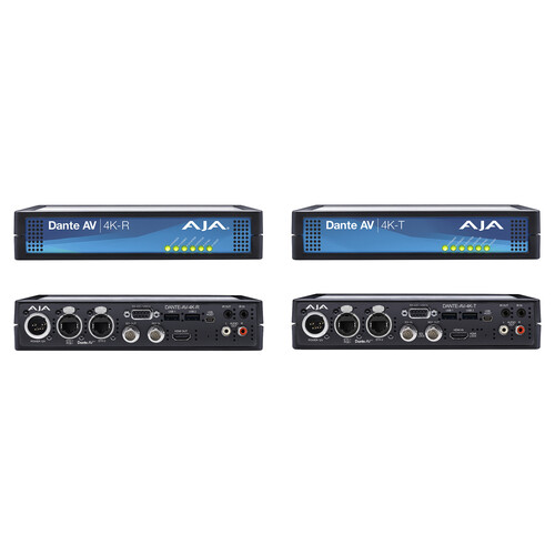 AJA Dante AV 12G-SDI/HDMI 4K Transmitter and Receiver Kit