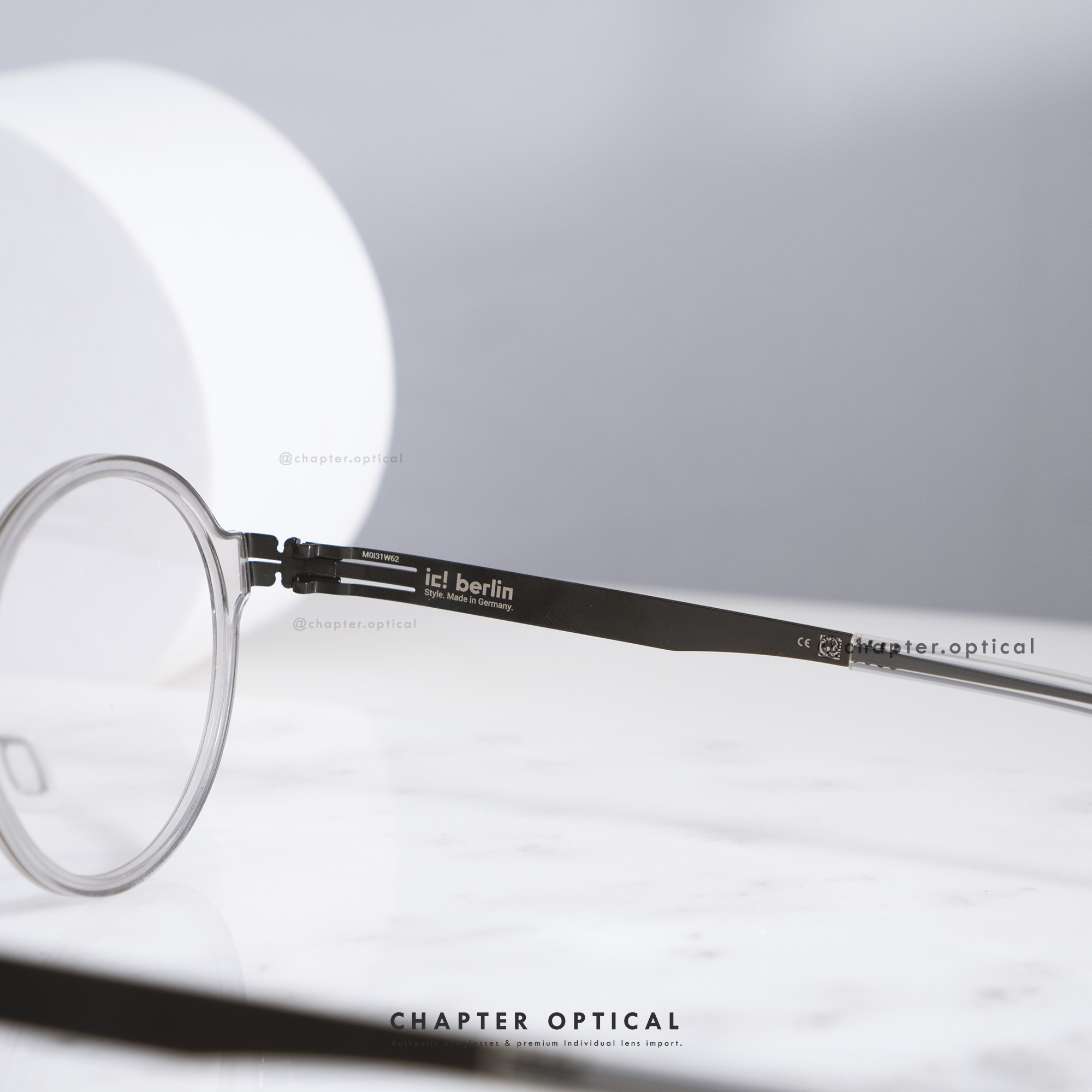 Ic! Berlin | รุ่น Felix L. | สี SkyGrey / GunMetal