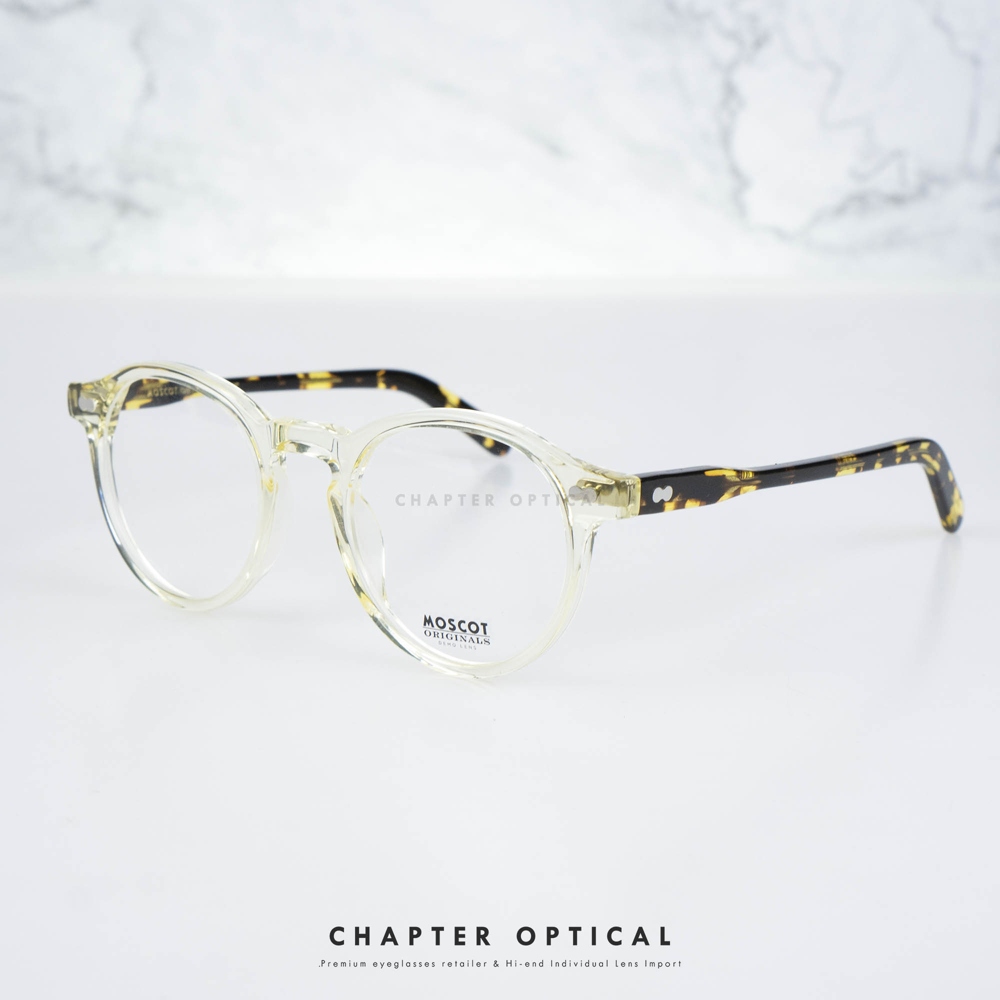 MOSCOT / originals NYC - MILTZEN col. CITRON TORTOISE Size 49