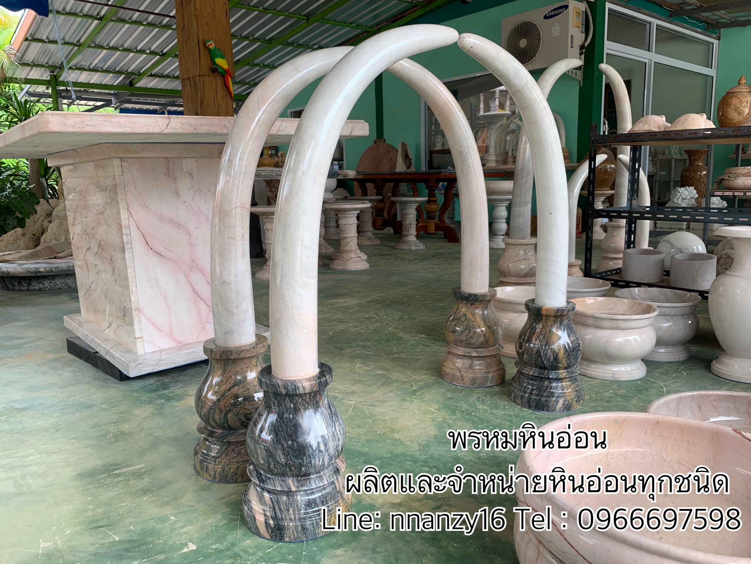 งาช้างหินอ่อน100ซม