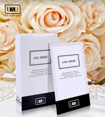 UAU Hyaluronic Acid Moisturizing Facial Mask ยูเอยู ไฮยาลูรอนิค แอซิด มอยเจอร์ไรซิ่ง เฟเชียล มาสก์