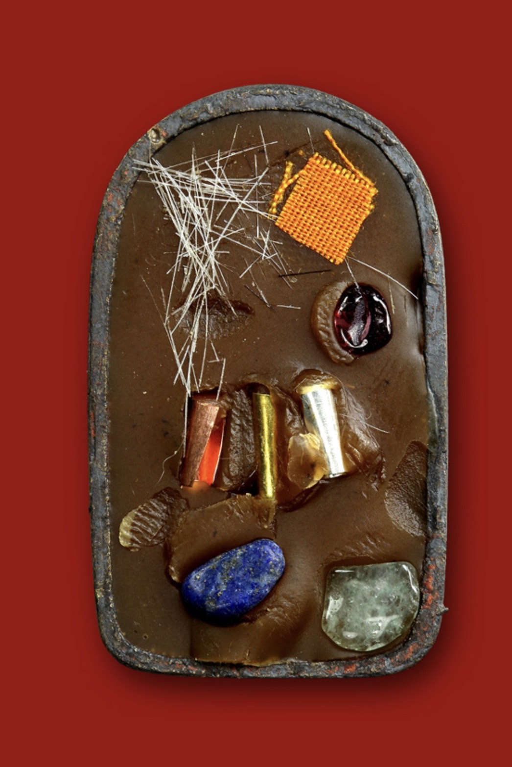 พระพุทธประทับช้าง เนื้อชนวนดินไทย หล่อโบราณ หมายเลข 22 สร้าง 50 องค์ หลวงปู่ป่วน วัดช้างน้อย อยุธยา