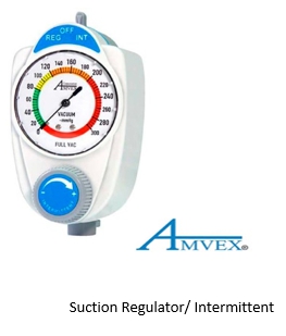 Suction Regulator Con/Intermittent 0-300 mmHg ชุดดูดของเหลวในกระเพาะต่อกับระบบPIPELINE (Congo Vaccum Suction)