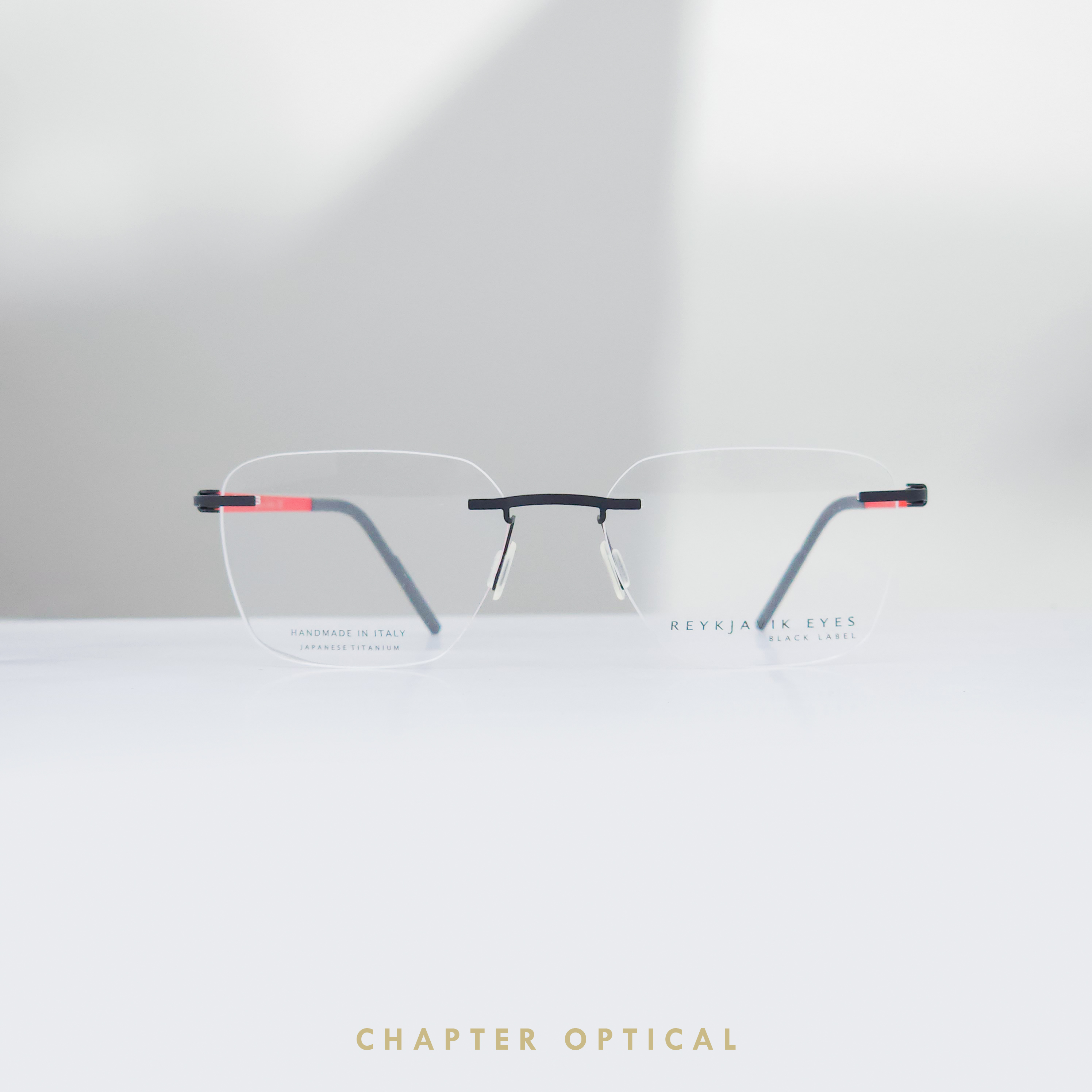 กรอบแว่นตา REYKJAVIK รุ่น EDVIN สี Col.3 / กรอบเจาะ ไร้ขอบ วัสดุเบต้าไทเทเนียม เบา ยืดหยุ่น (ออสเตรีย)