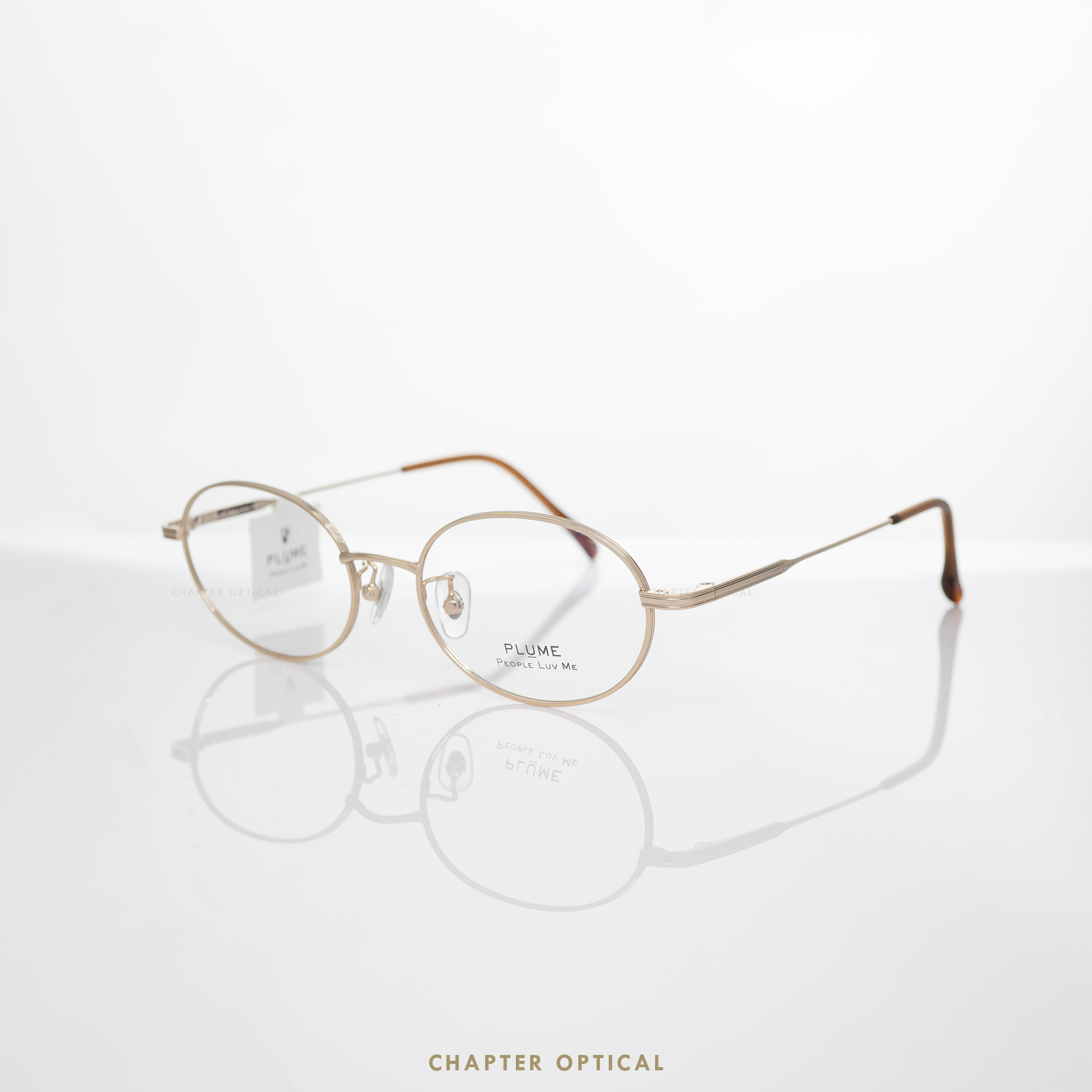 กรอบแว่นตาแบรนด์ PLUME รุ่น P-2980-C3 แบรนด์เกาหลีใต้แท้ สินค้านำเข้า