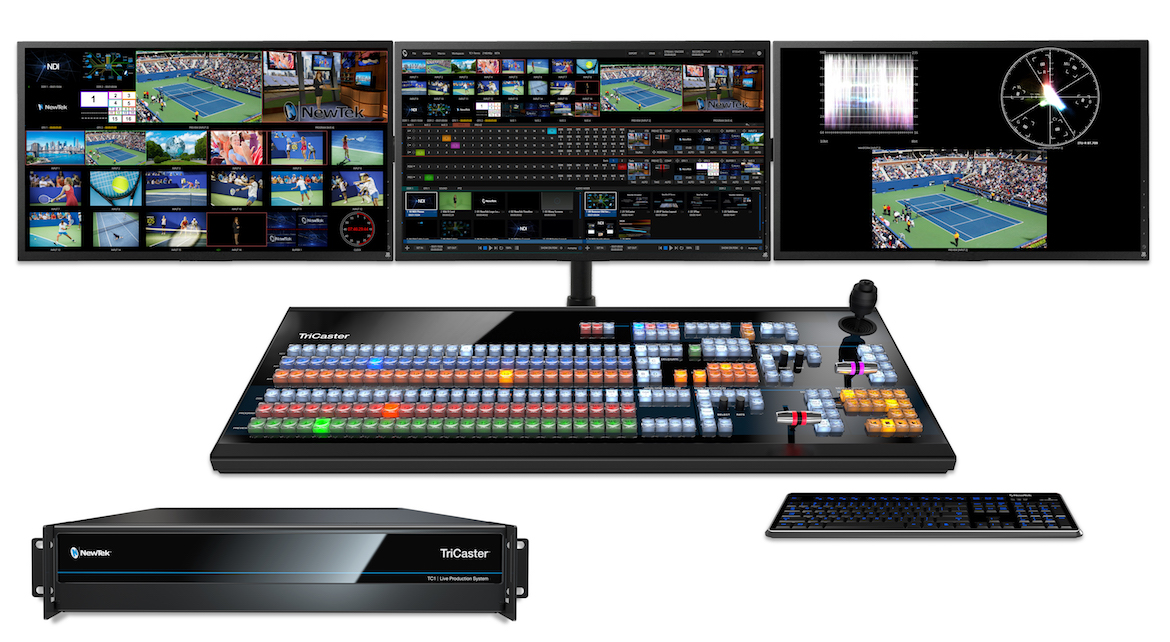 Vizrt : TriCaster TC1 BASE Bundle (incl. TriCaster TC1 2RU and TC1SP) (Newtek)