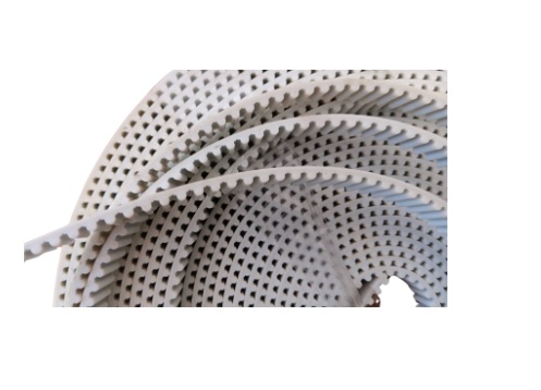 สายพาน Timing Belt OpenEnd ปลายเปิด HTD5M (PU) Polyurethane สีขาว หน้ากว้าง 20 มม.