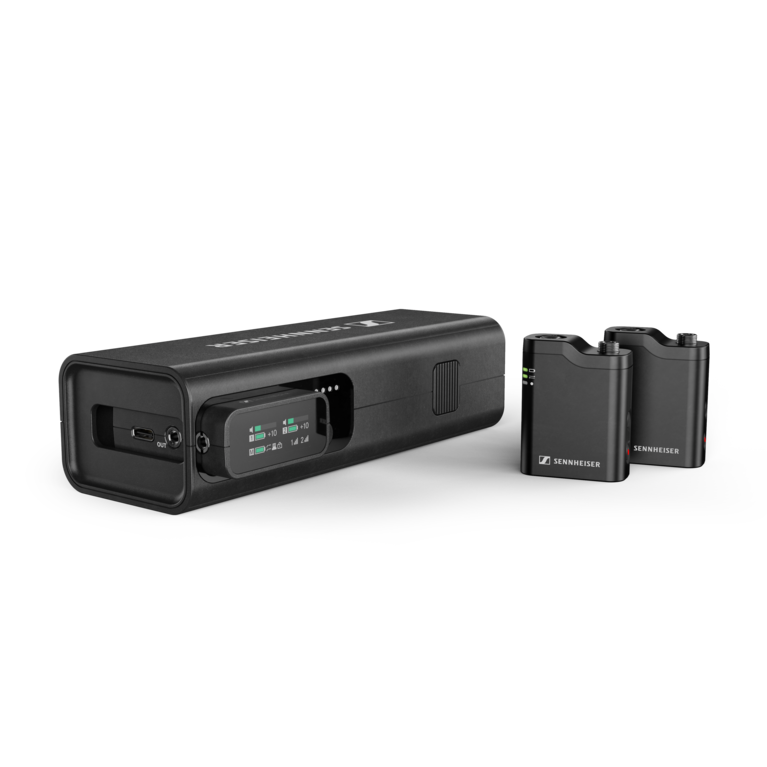 Profile Wireless 2-channel all-in-one clip-on & handheld microphone system