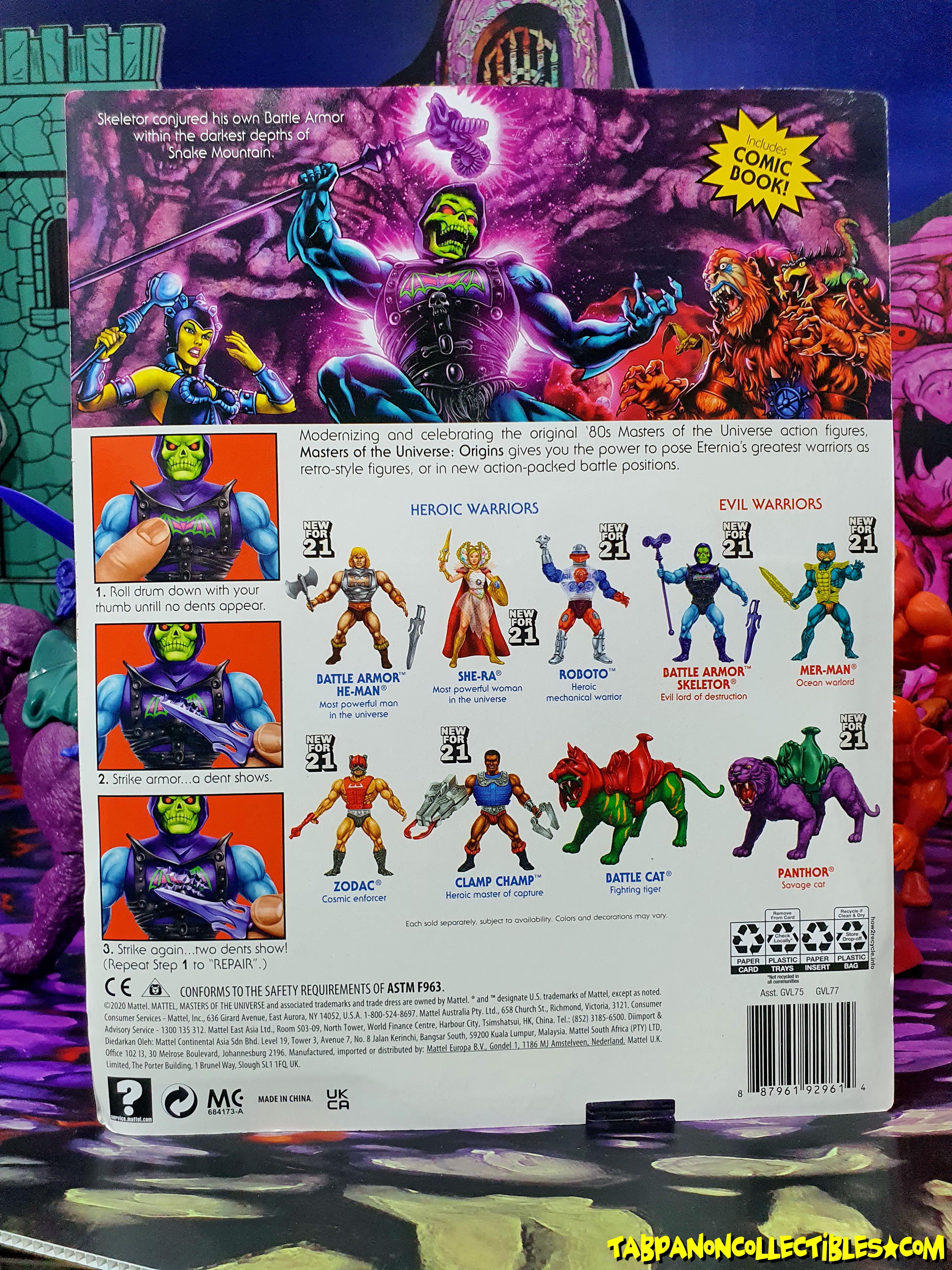 [2021.02] Mattel MOTU Origins Battle Armor Skeletor 6-Inch Action Figure