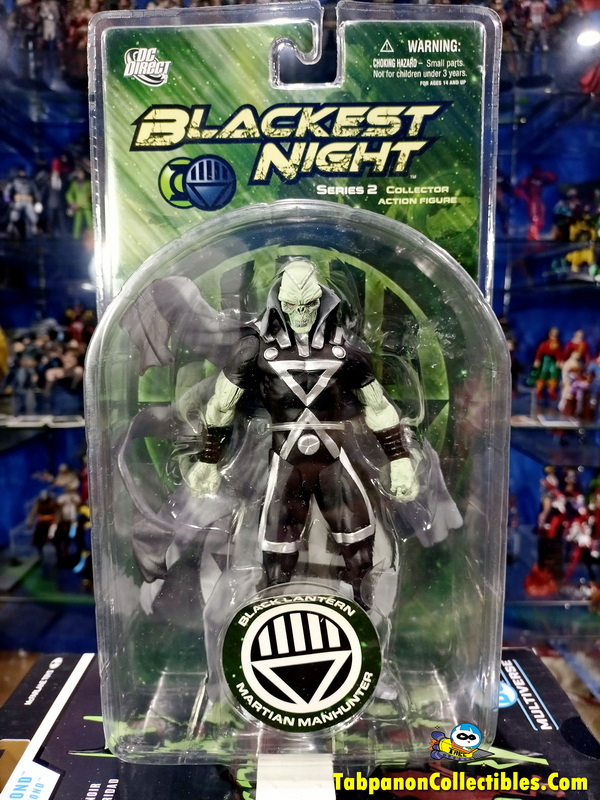 [2009.11] DC Direct Blackest Night Series 2 Black Lantern Martian Manhunter 7-Inch Action Figure