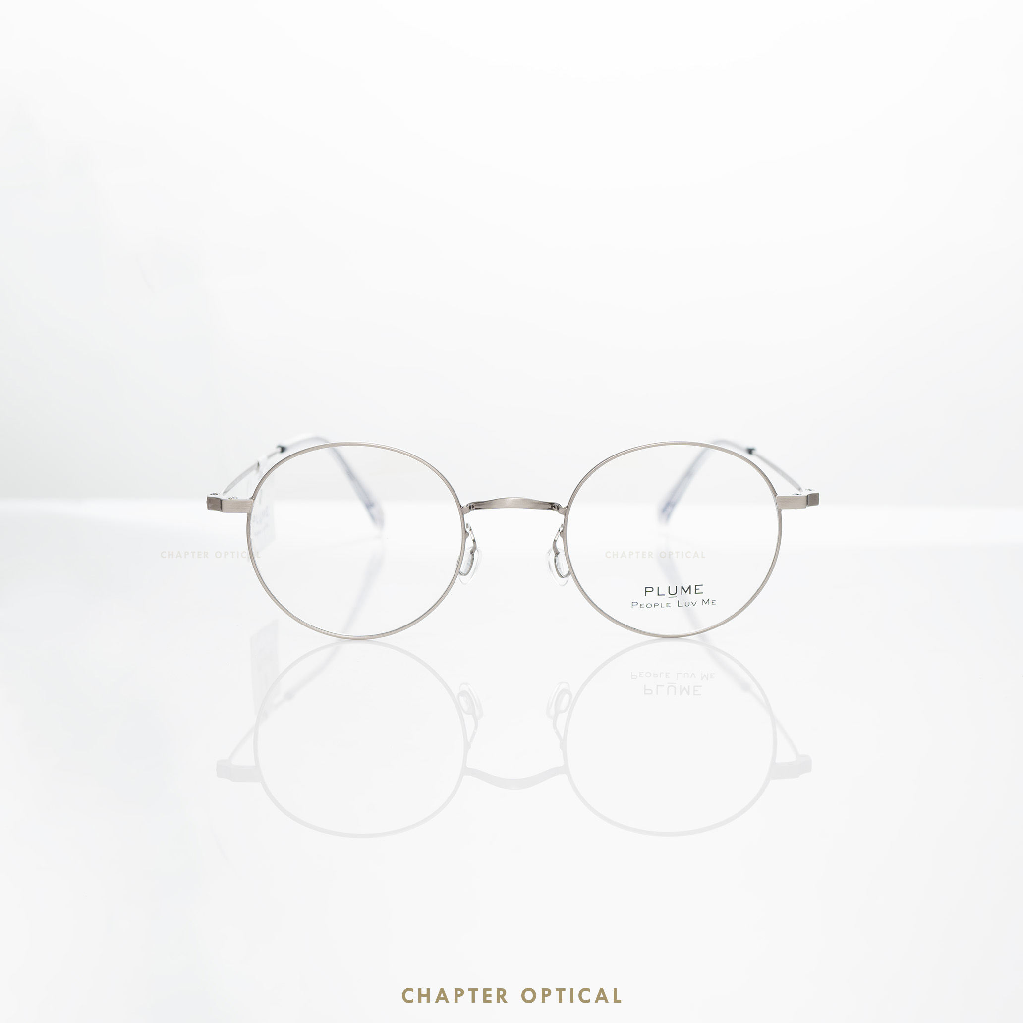 กรอบแว่นตาแบรนด์ PLUME รุ่น P-2880-C5 แบรนด์เกาหลีใต้แท้ สินค้านำเข้า