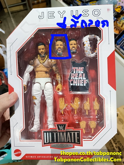 [2024.08] WWE Ultimate Edition Wave 22 Jey Uso *หัวกลางสีถลอก