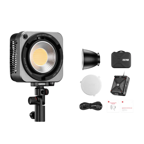 Zhiyun Molus รุ่น G200 ไฟสตูดิโอต่อเนื่องขนาดเล็กพกพาสะดวก | รับประกันศูนย์ไทย