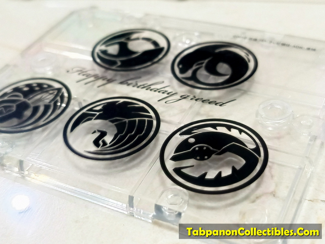 [2010.07] Bandai S.H.Figuarts Kamen Rider OOO Ankh Hand x 2 Base (Greed Logo) - USED