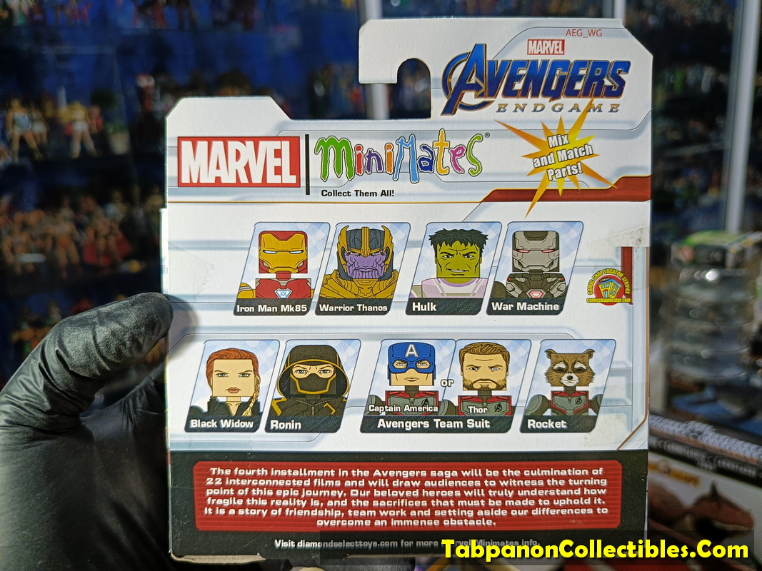 Minimates Marvel The Avengers Movie Endgame Iron Man Mk85 and Warrior Thanos 2-pack