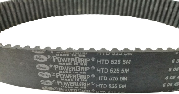 สายพานไทม์มิ่ง HTD5M -525 หน้ากว้าง 25 mm.
