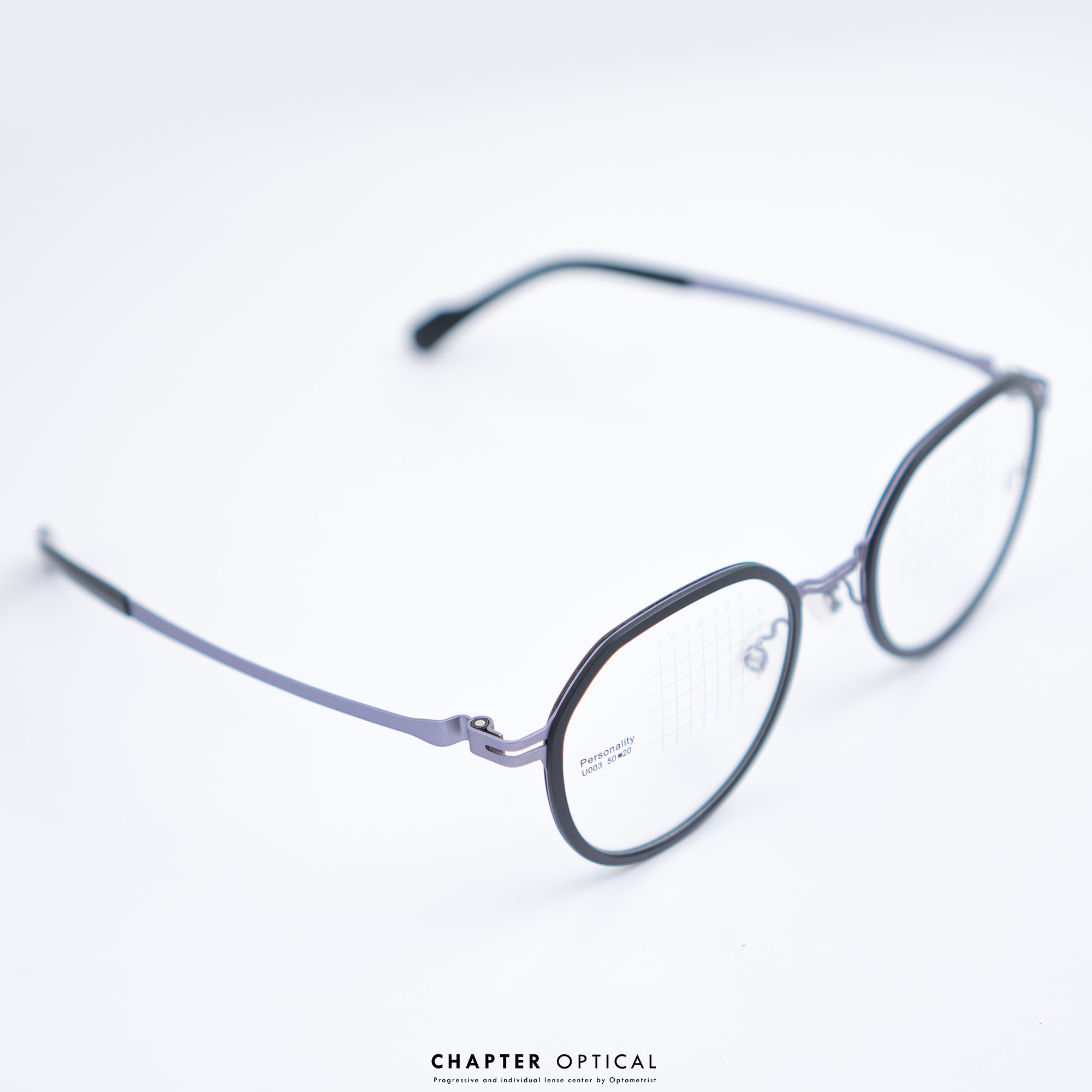 กรอบแว่นตา I+U รุ่น UOO3-3BKW