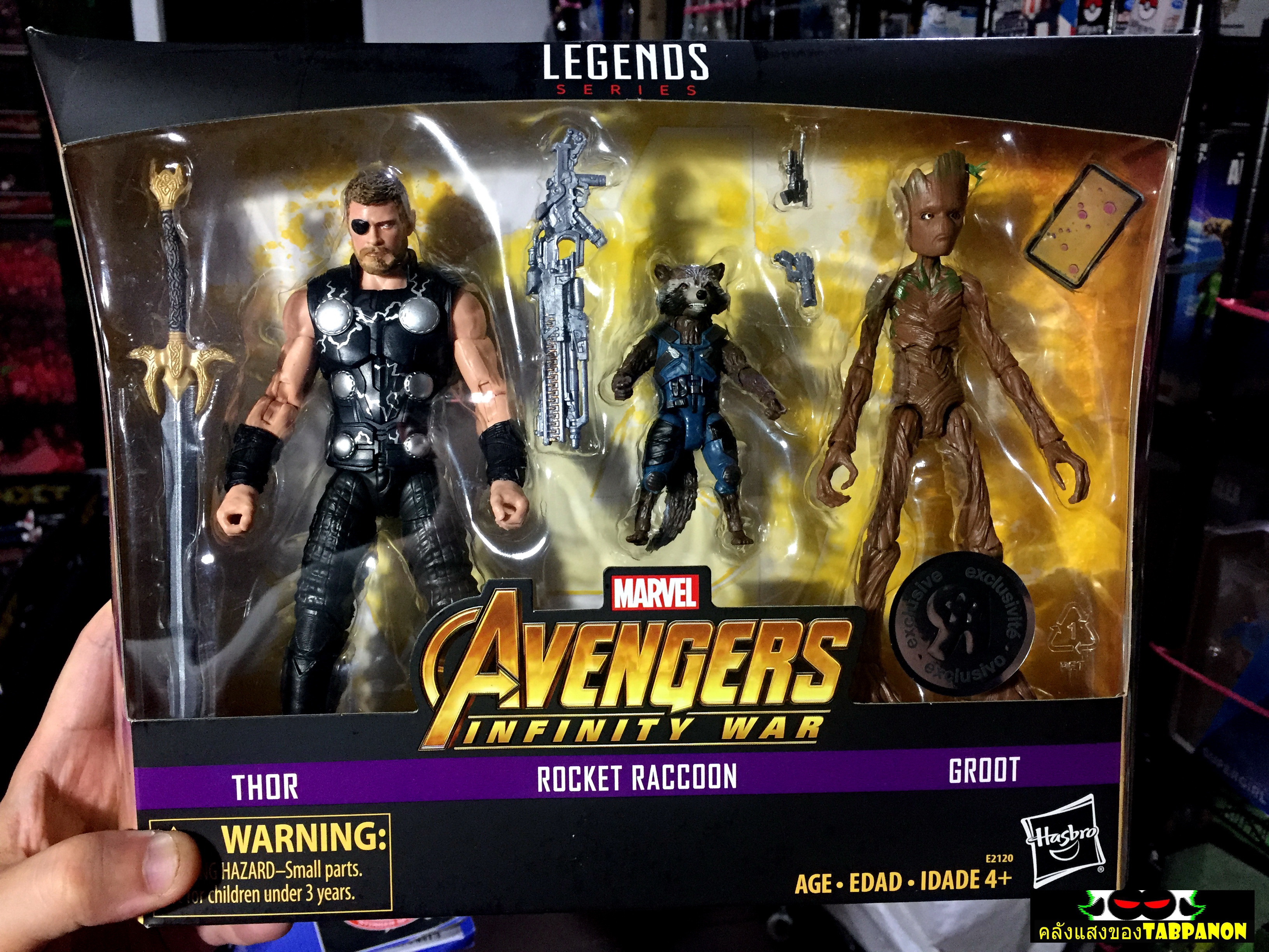 [2017.04] Hasbro Marvel Legends Infinity War: Thor, Rocket, Groot 6.5-Inch Figure 3-Pack