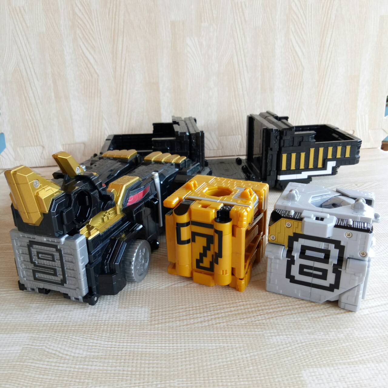 DX Tousai Zyuoh หุ่นยนต์แปลงร่างขบวนการจูโอเจอร์ no. 7, 8, 9 ของแท้จากญี่ปุ่น