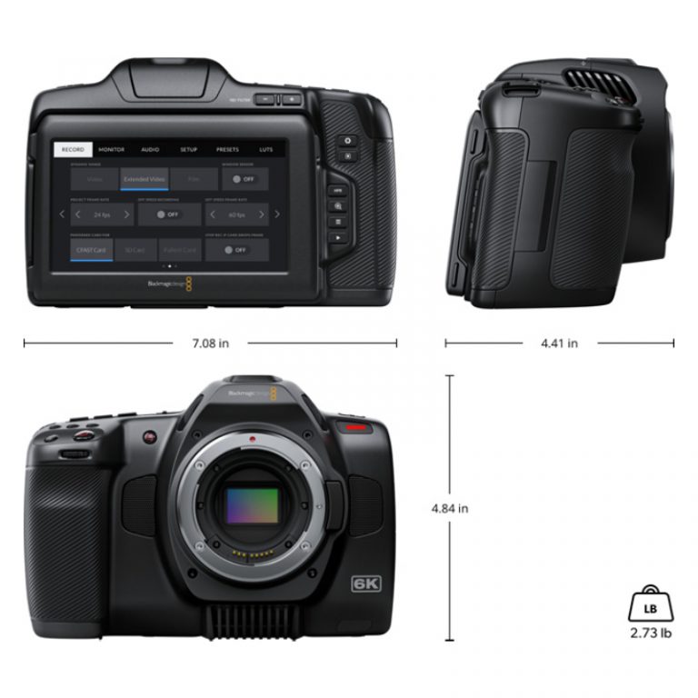 Blackmagic Design Pocket Cinema Camera 6K Pro