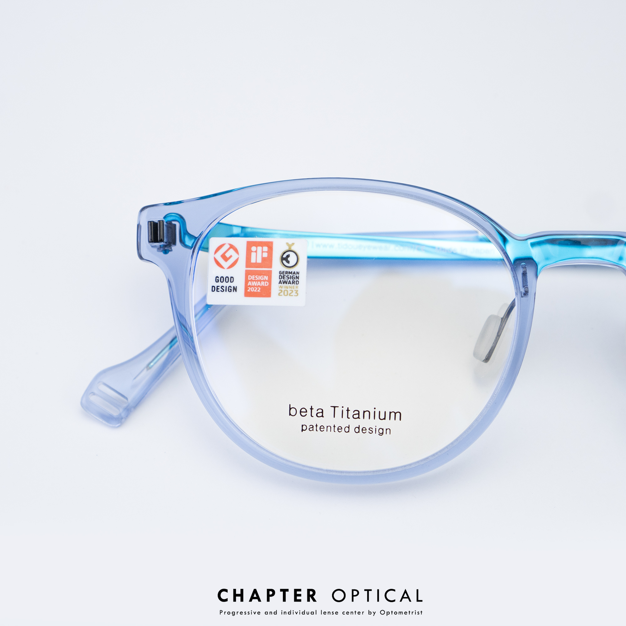 กรอบแว่น TiDOU | รุ่น TP22 รหัสสี 04 ไทเทเนี่ยมญี่ปุ่น แว่นไร้สกู Screwless น้ำหนักเบา