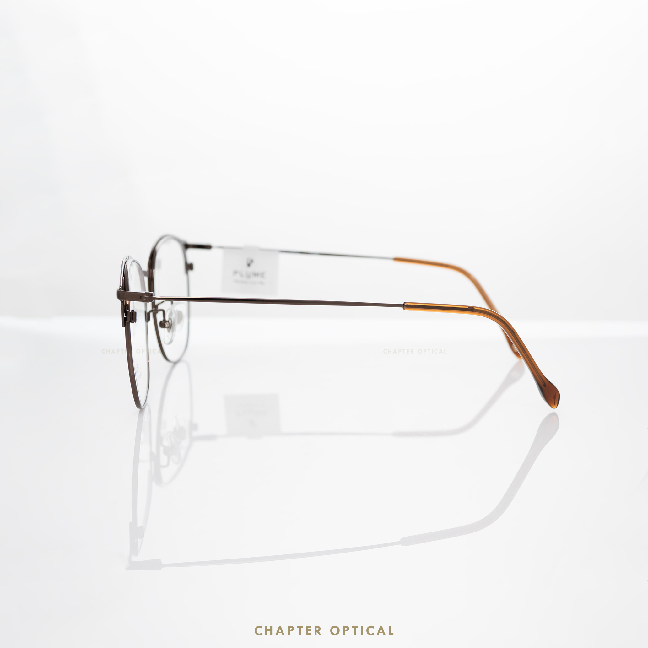 กรอบแว่นตาแบรนด์ PLUME รุ่น P-2881-C5 แบรนด์เกาหลีใต้แท้ สินค้านำเข้า