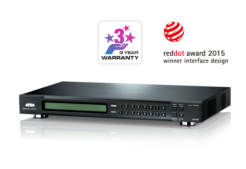 ATEN VM5808H 8 x 8 HDMI Matrix Switch with Scaler