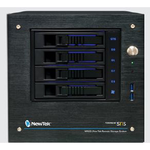 Vizrt : NewTek NRSD Remote Storage by SNS 4-Bay Desktop/24TB with 2x1 GBE Ports Included (NewTek)