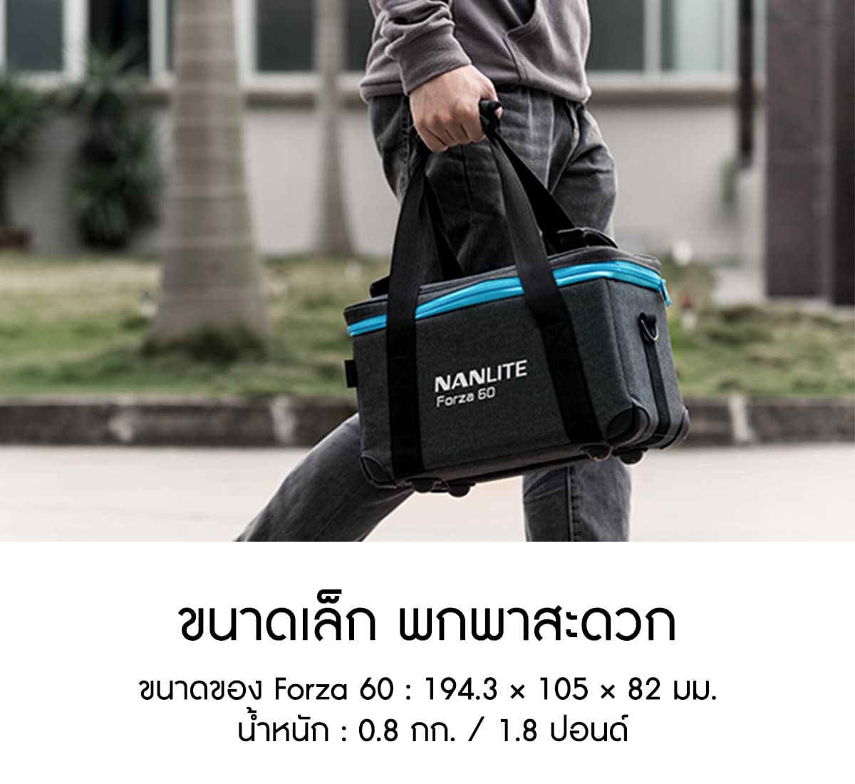 ไฟสตูดิโอ Nanlite Forza 60 ประกันศูนย์ 100%