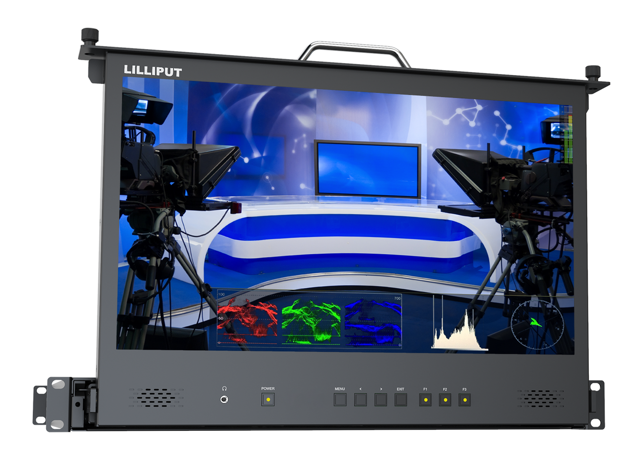 Lilliput RM-1731 17.3 inch Pull-out 1RU rackmount HDMI monitor