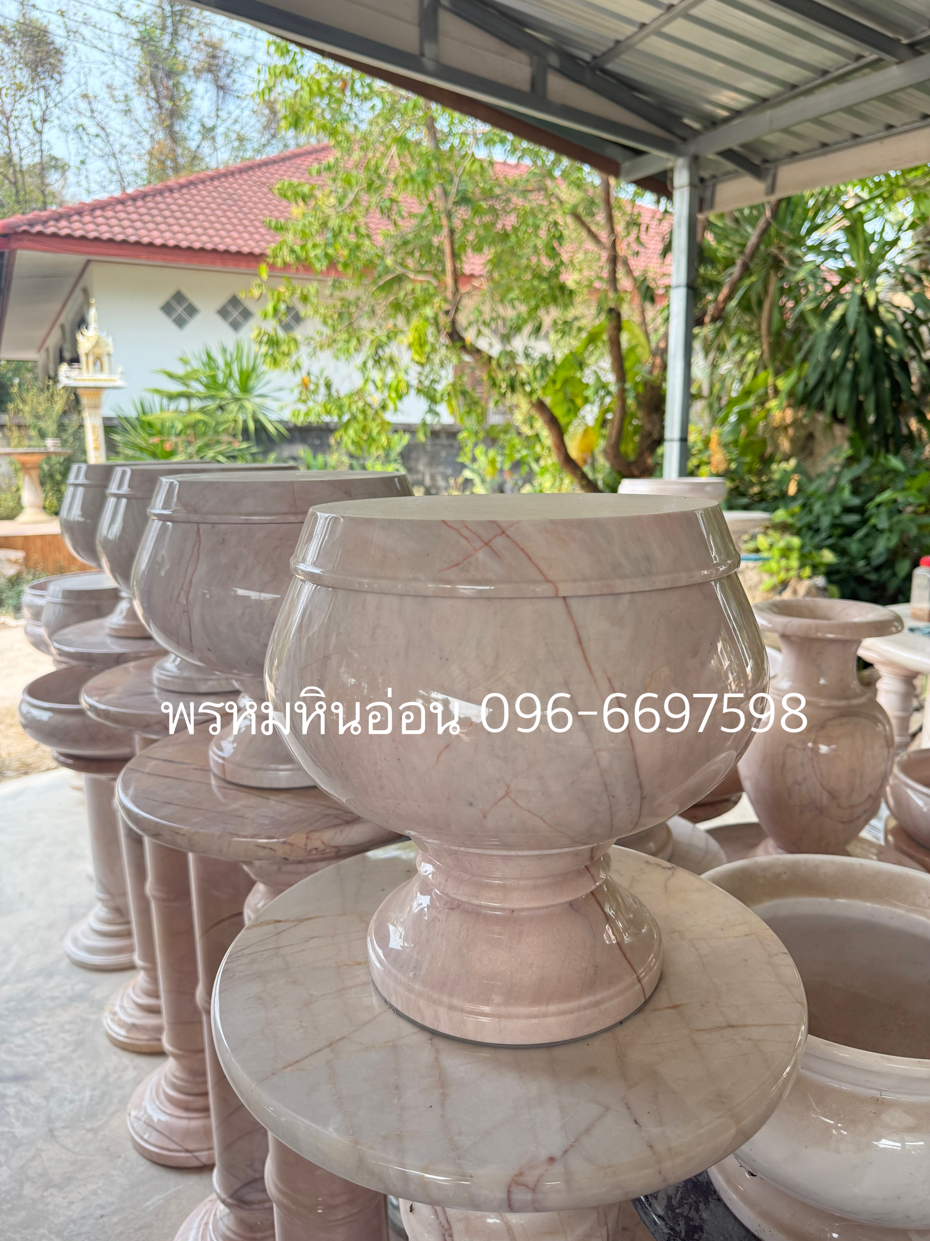 บาตรหินอ่อน12นิ้ว